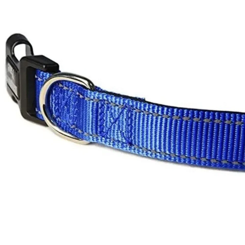 Maxpower Planet Reflective Dog Collar Breathable Soft Padded Adjustable Large Ne